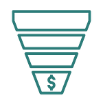 HubSpot Lead Generation and Optimization Services sales funnel icon