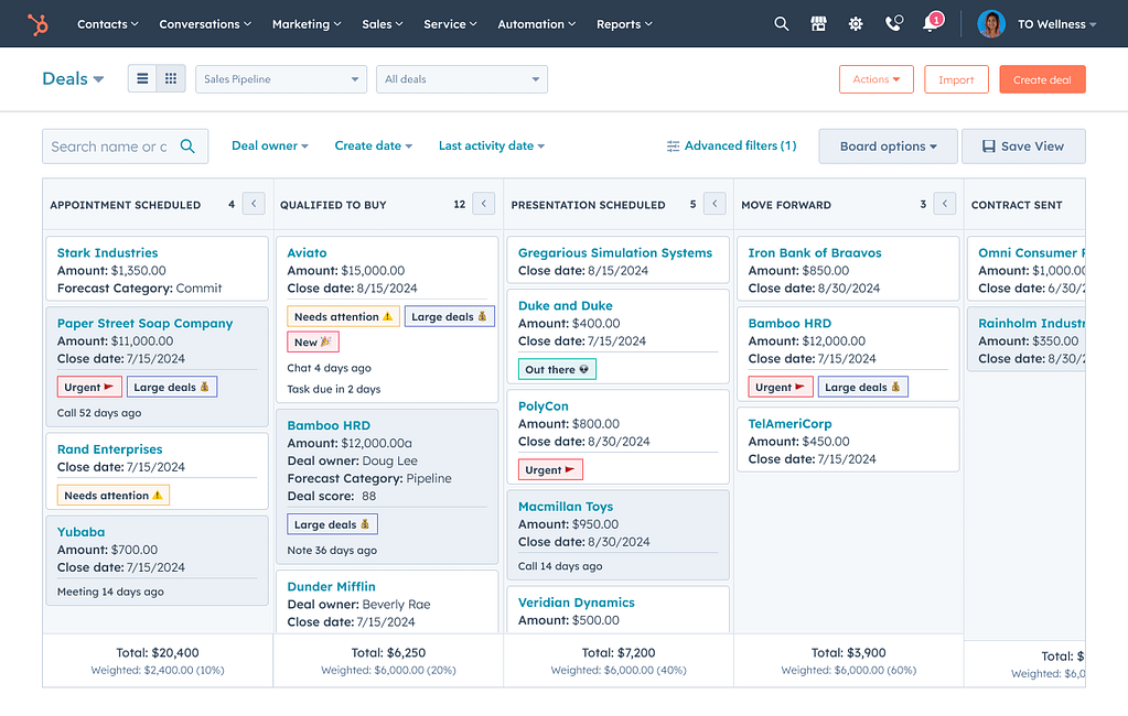 HubSpot for Insurance: Tracking Deals through the Sales Pipeline