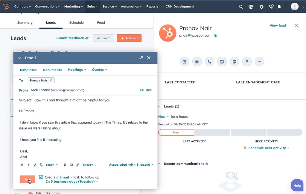 HubSpot for Insurance: Sales Playbooks & Educational Resources