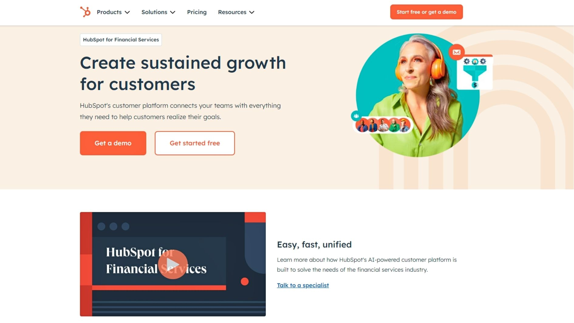 HubSpot for Financial Services