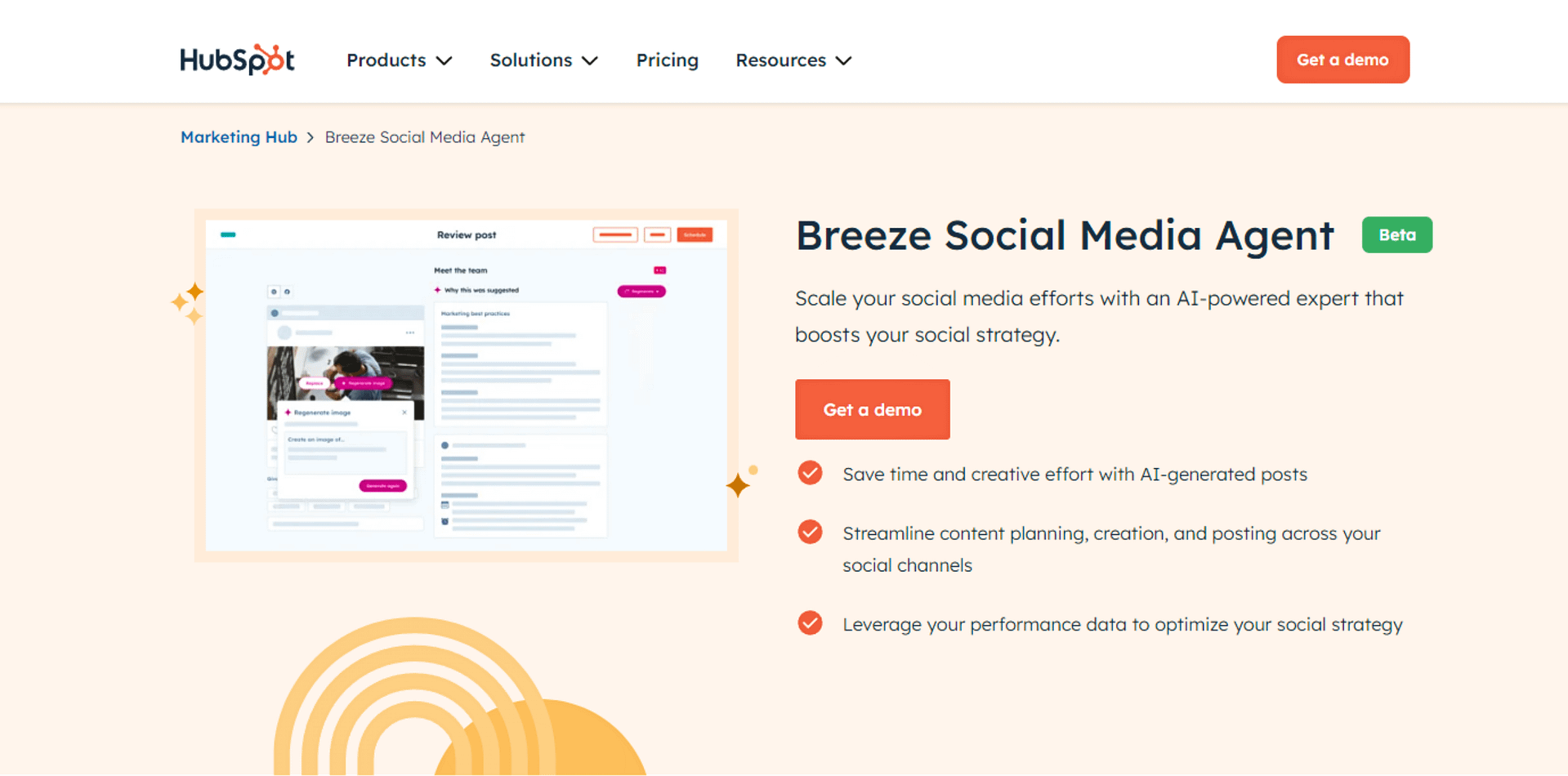 Breeze Agents: HubSpot Breeze Social Media Agent