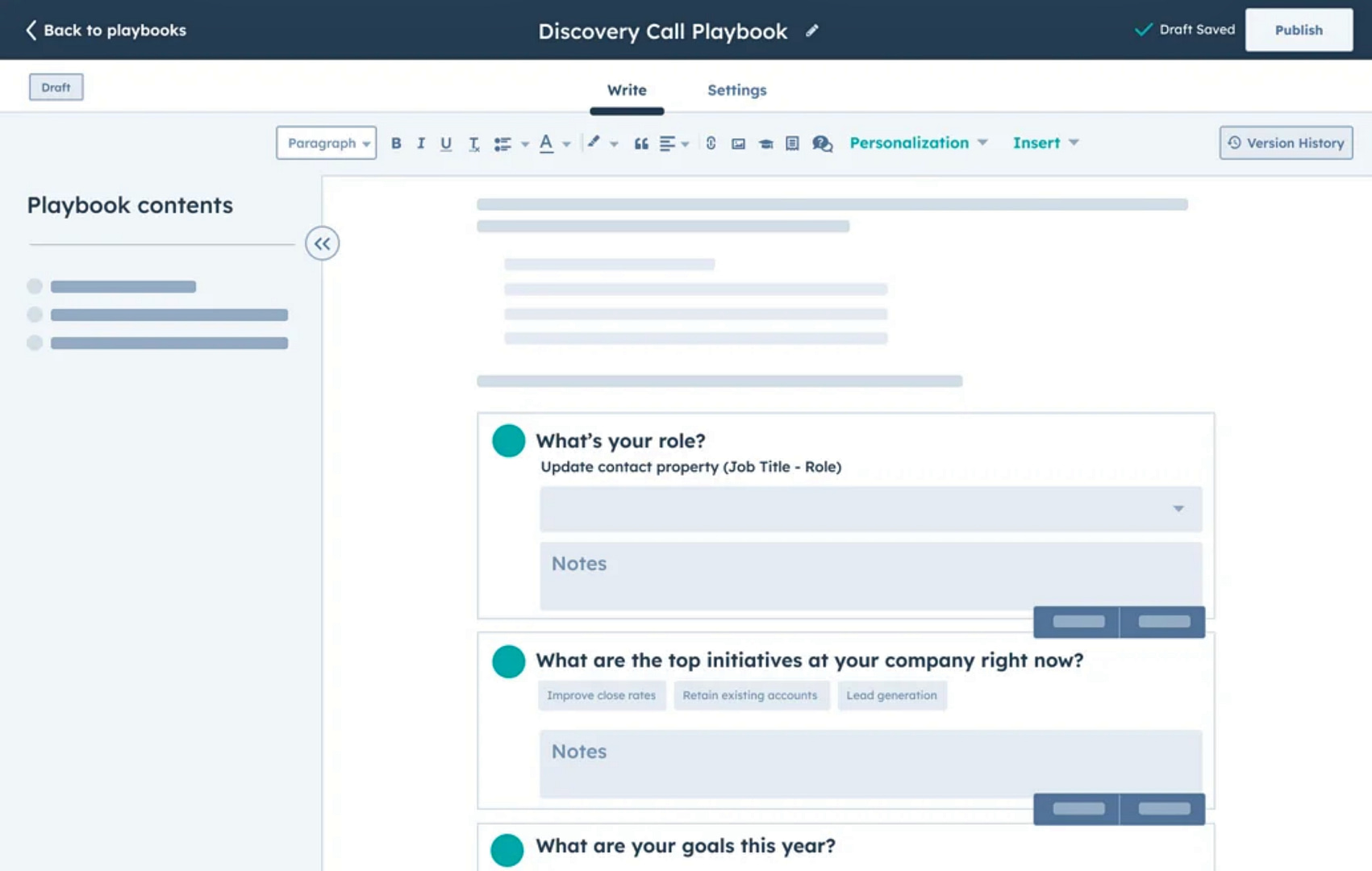 HubSpot Playbook for Revenue Operations