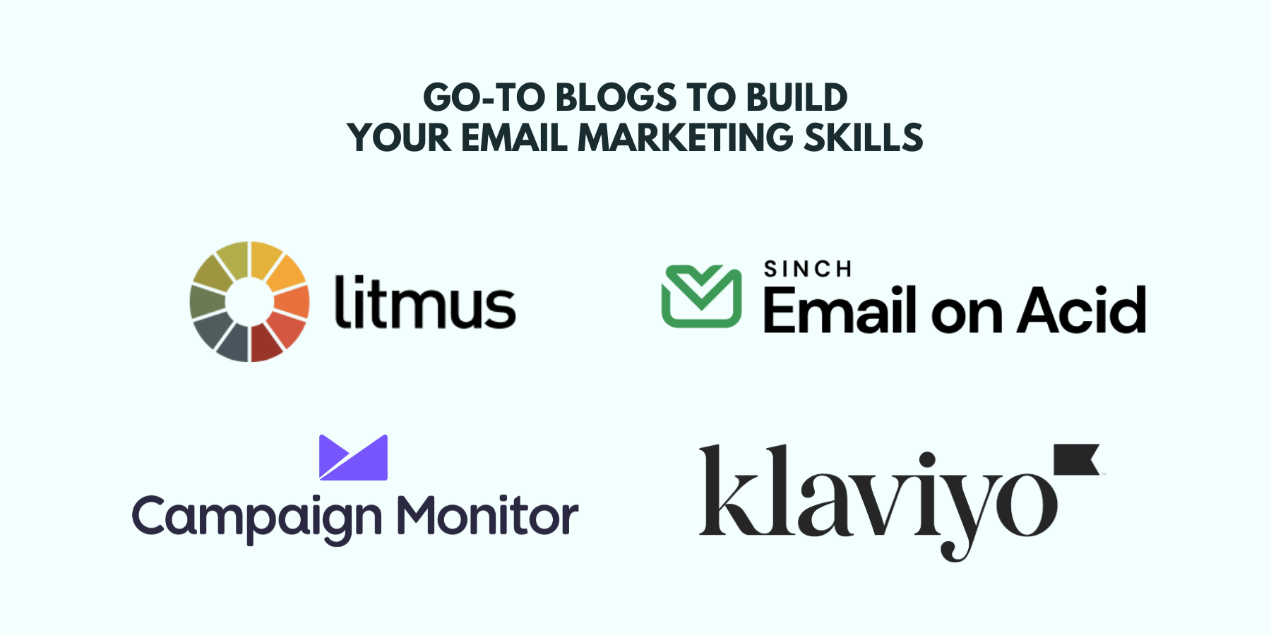 List of Websites that Produce Helpful Blogs to Help Email Marketers Develop Their Email Marketing Skills