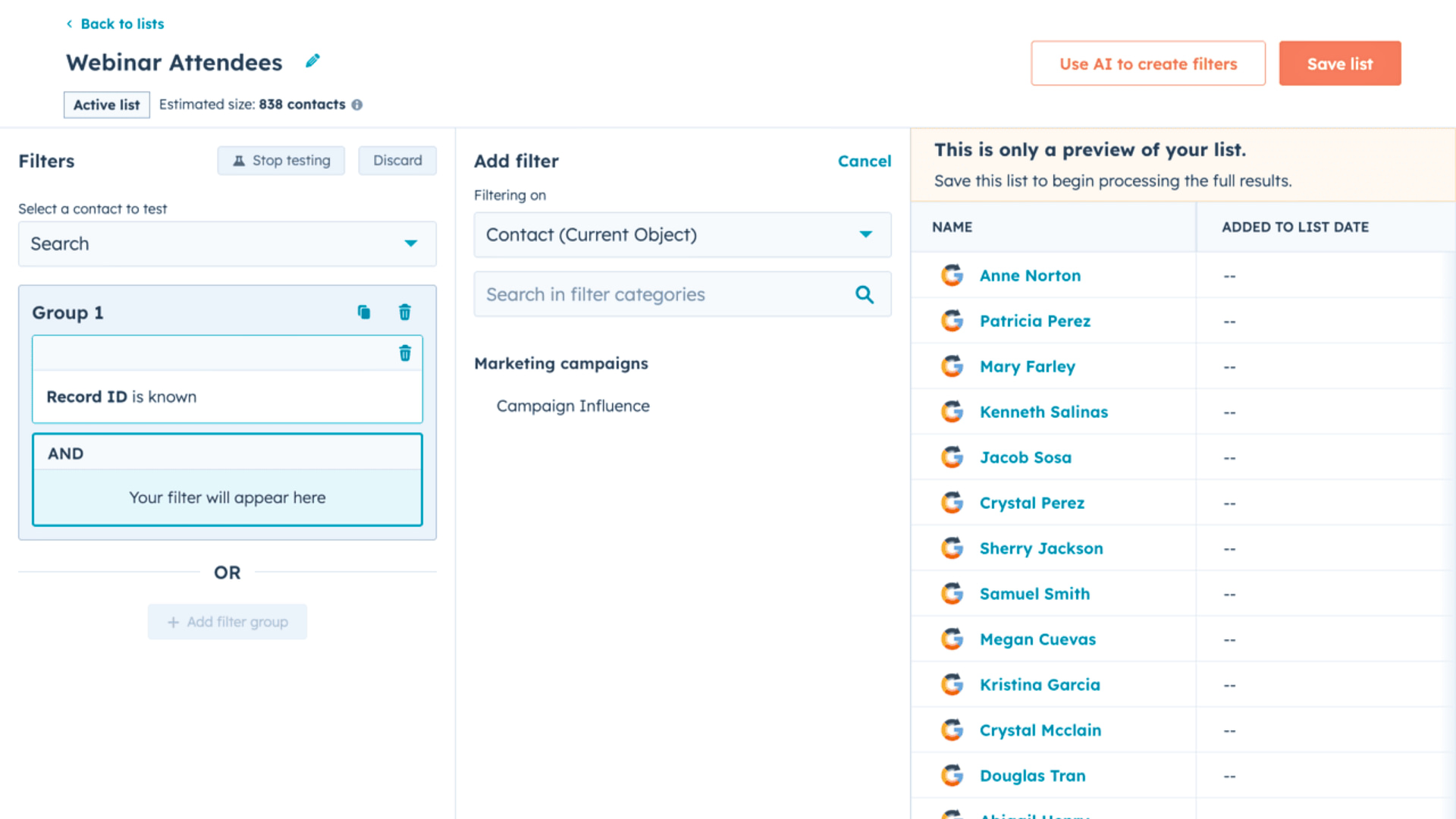 HubSpot Email Marketing: Advanced Segmentation