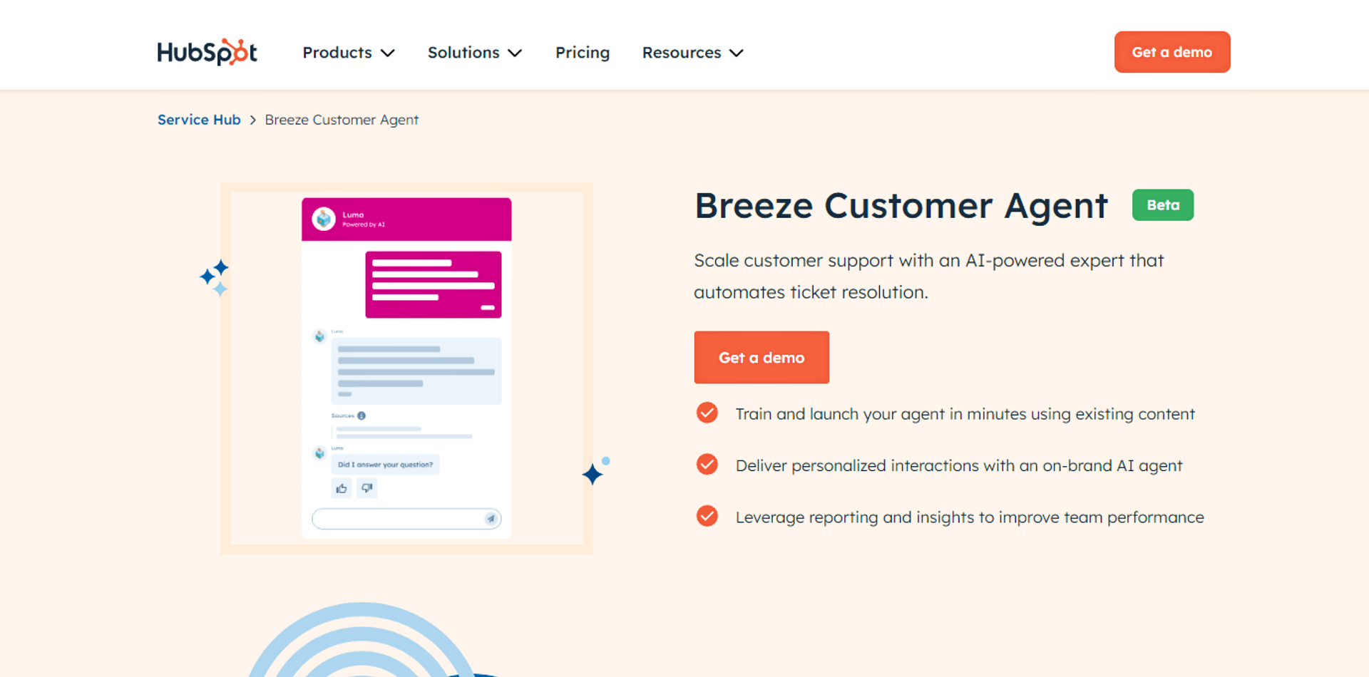 Breeze Agents: HubSpot Breeze Customer Agent